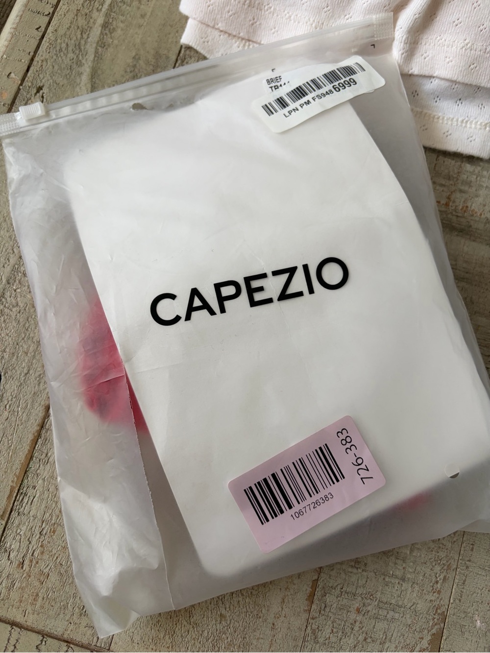 Capezio White and Pink Women's Dancewear Brief in Pack